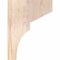 Ekena Millwork Monterey Smooth Corbel, Douglas Fir, 3 1/2"W x 12"D x 16"H COR04X12X16MON00SDF - alternate 4